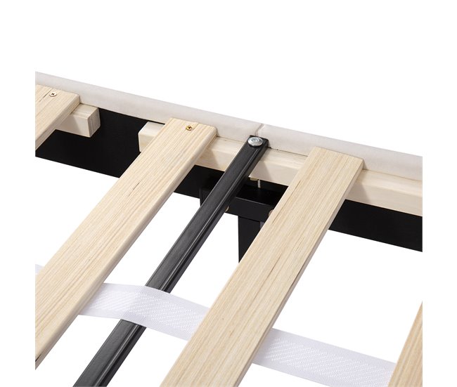 Camas de matrimonio 145x208 Beige