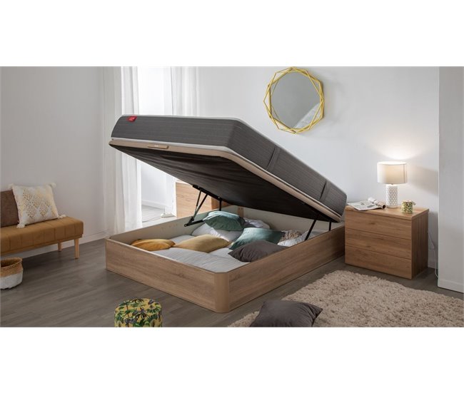 Colchón DREAMLIGHT 8K PIKOLIN de muelles de hilo continuo Normablock + canapé gratis Pikolin color blanco 