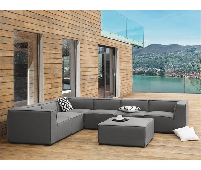 Beliani Conjunto de jardín AREZZO Arena