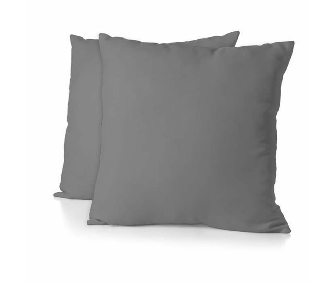 Funda de almohada Gris Oscuro