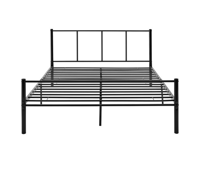 Cama matrimonio Laos con somier - metal Negro