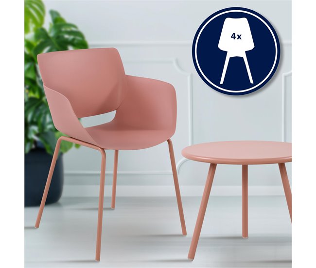 Grupo de asientos Berena Rosa Talco