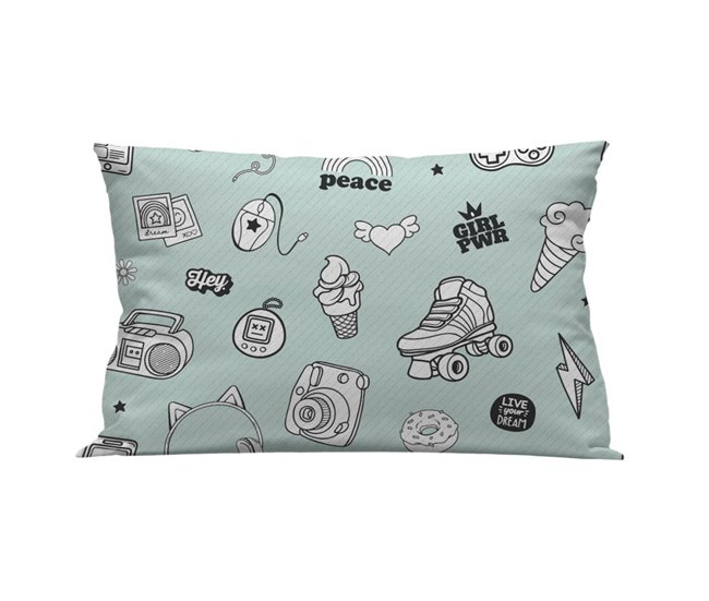 Funda cuadrante Música Azul