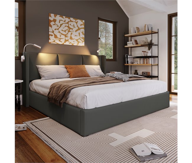 Canapés abatibles Gris