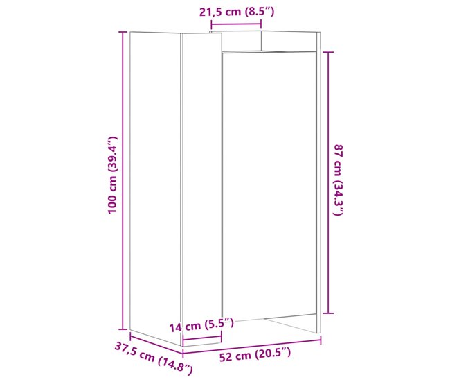 Armario Zapatero 52 Blanco