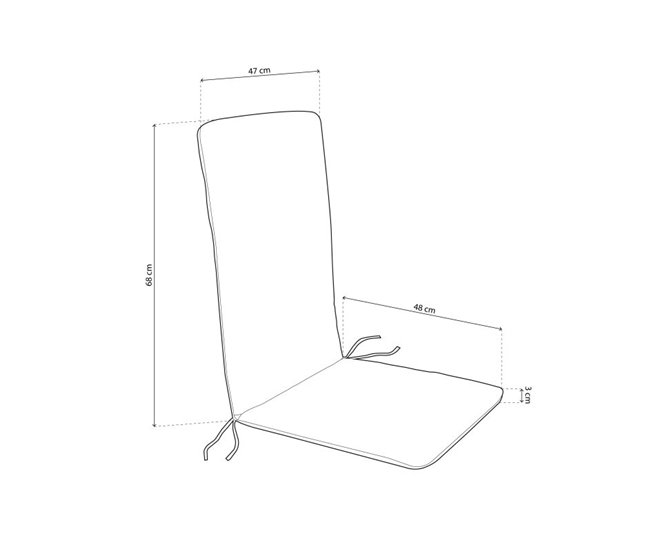 Cojín reversible de sillón 47x38 Verde Oscuro