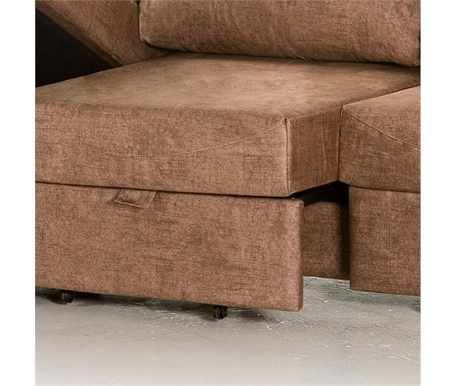 Chaiselongue Reversible Indico Derecha Camel