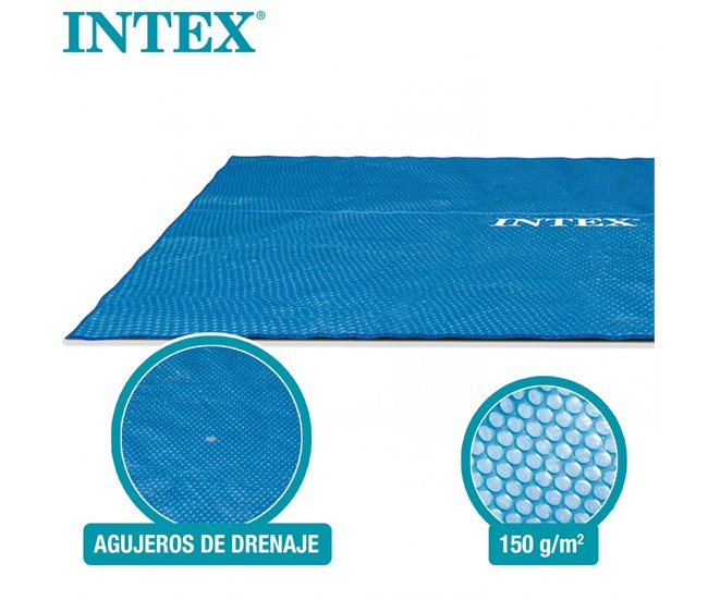 Cobertor solar INTEX piscinas rectangulares Azul