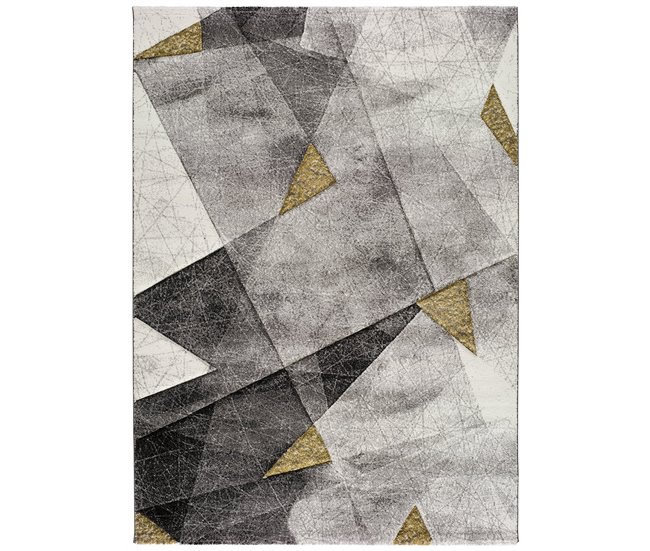 Alfombra geométrica BIANCA - ATTICGO 160x230 Gris