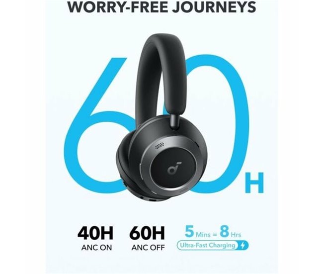 Auriculares de Diadema Negro