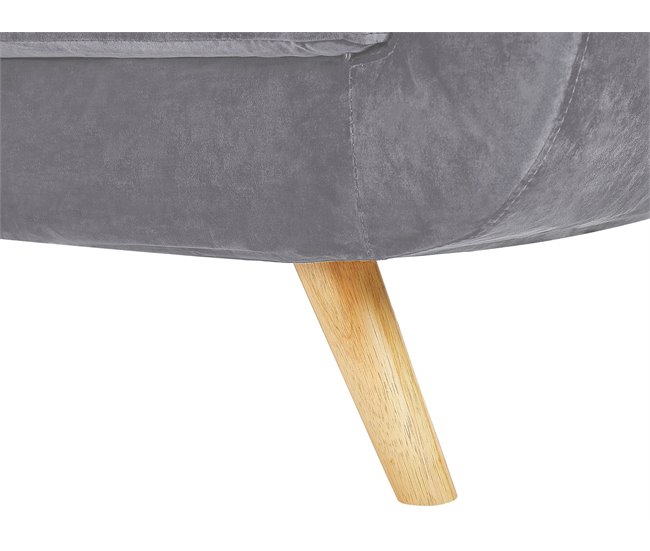 Beliani Funda para sillón BERNES Gris