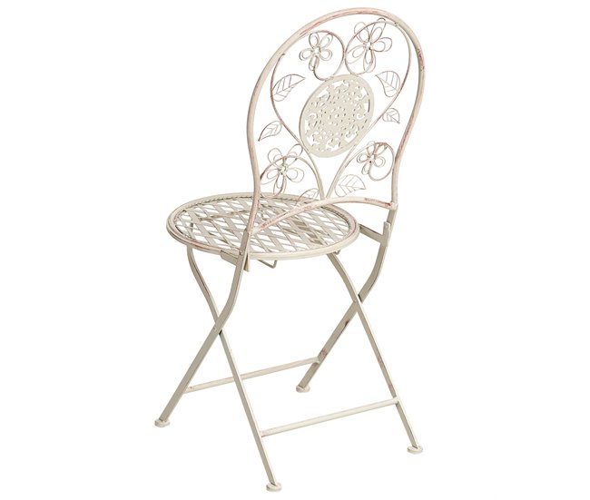 Beliani Silla de jardín YAVIZA Beige