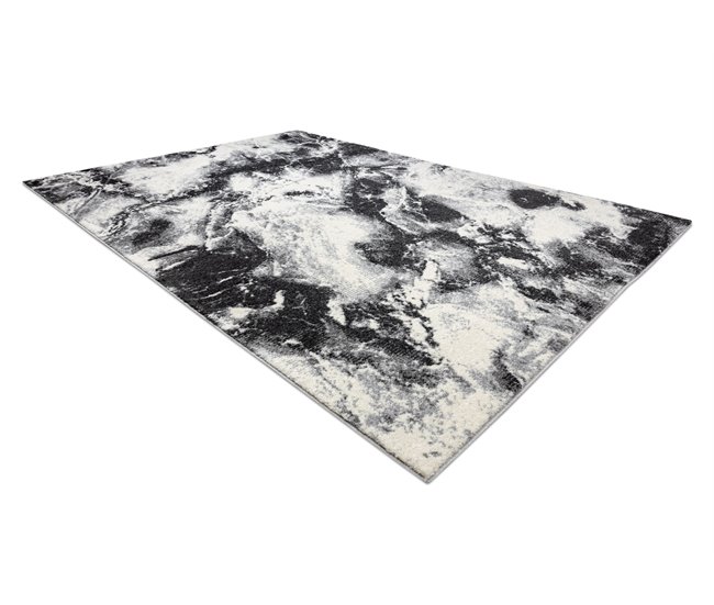 Alfombra KAKE 25817657 Mármol moderno 120x170 Negro