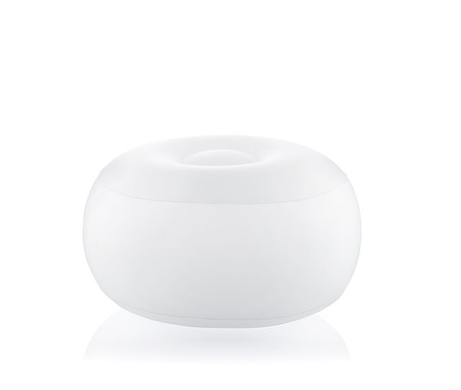 Asiento Hinchable con LED Multicolor y Mando a Distancia Transparente