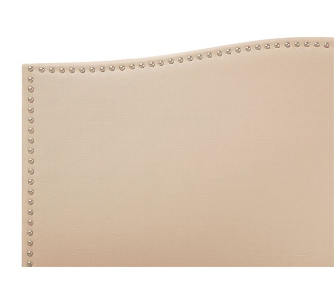 Beliani Cama con almacenaje Poliéster MONTPELLIER 167x213 Beige