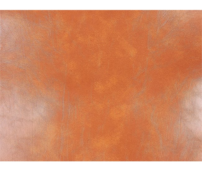 Beliani Sofá de 3 plazas Piel sintética GAVLE Dorado