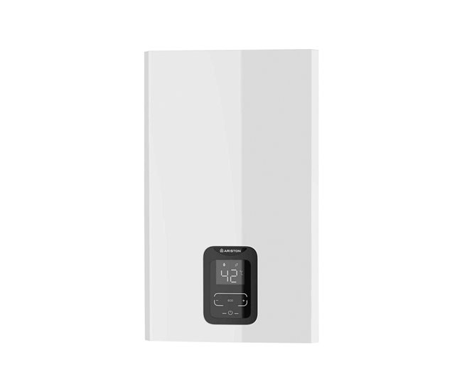 Calentador a gas estanco instantaneo, Ariston, Next Evo X 11 litros/minuto, Gas Natural, Clase Energetica A Blanco Brillo