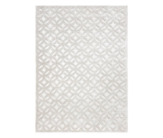 Alfombra SANTO sisal 58507 Calado art déco 180x270 Crema