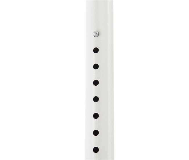 Perchero telescópico Havneby Ajustable Metal/Plástico Blanco