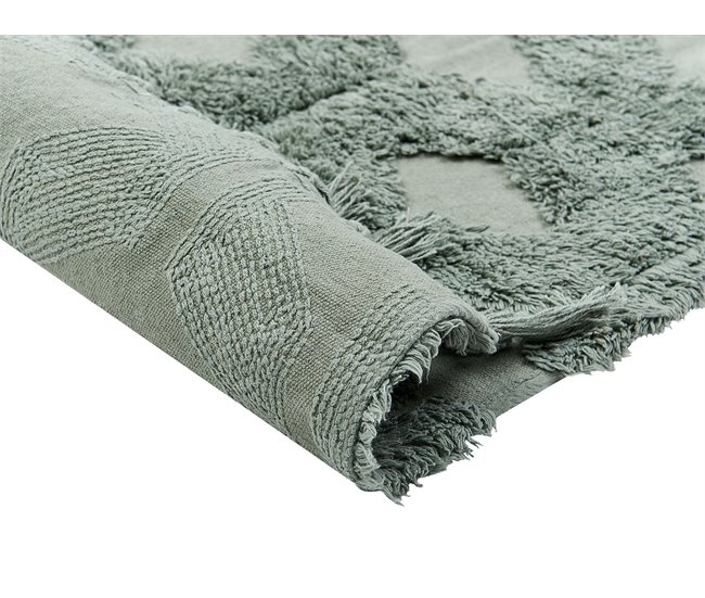 Beliani Alfombra de pelo corto KARS 140x200 Verde