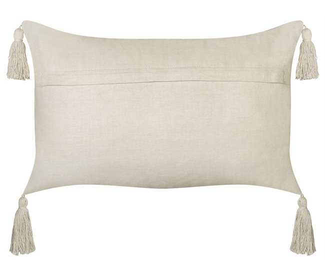 Beliani Cojín decorativo CAESIA 30x50 Beige