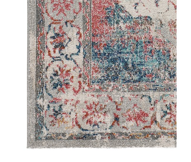 Alfombra de estilo étnico vintage BALAKI - ATTICGO 160x230 Multicolor