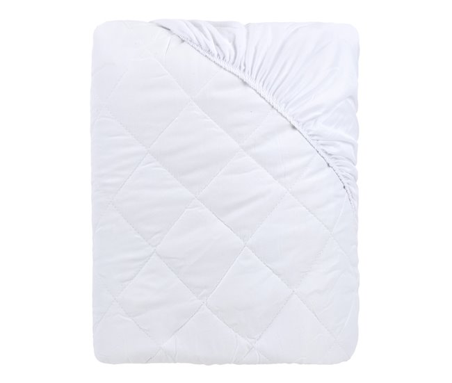 Protector colchón poliéster acolchado aloe vera 