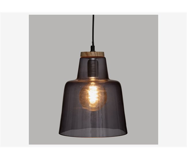 Lámpara colgante 23cm AUDIE 25 W Gris