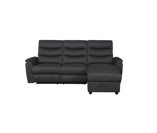Chaise loungue relax FAMILY eléctrico Antracita