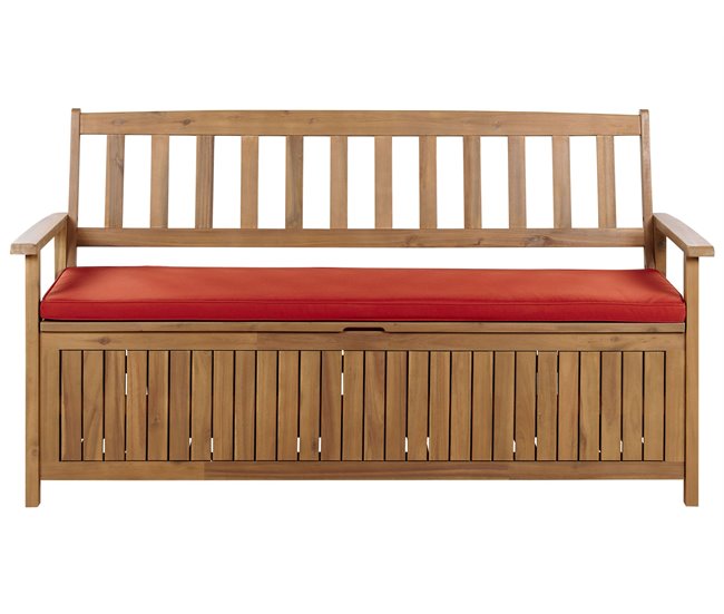 Beliani Banco SOVANA 160x60 Rojo