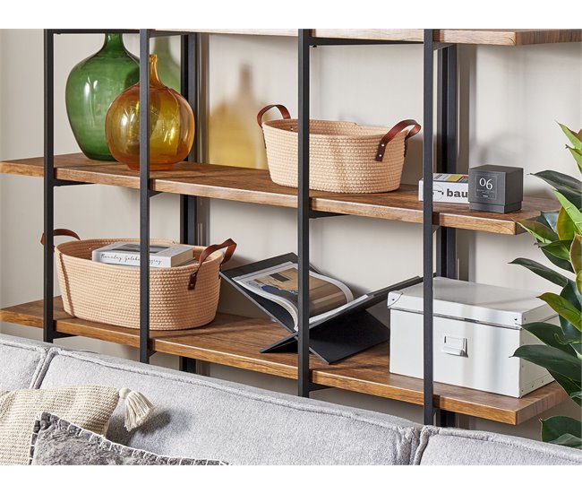 Beliani Estante de baño pequeño GISSAR Beige