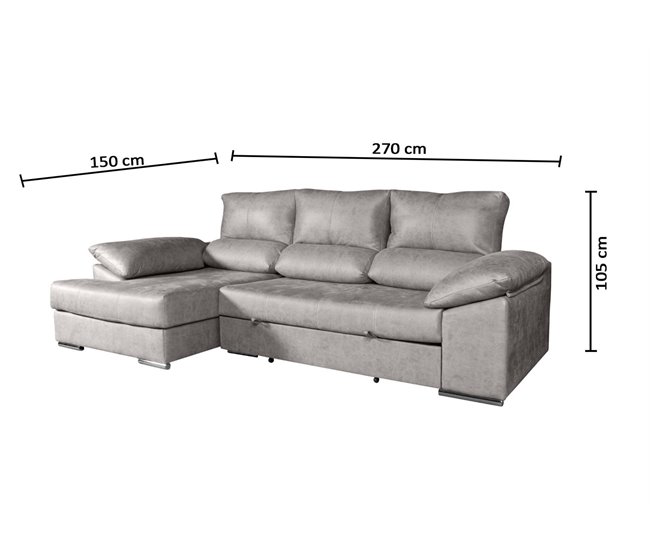 Sofa Cama Chaise Longue Daniel Arena