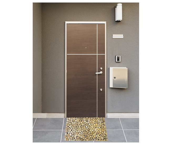 Acomoda Textil – Felpudo Natural Ecológico. 40x65 Amarillo