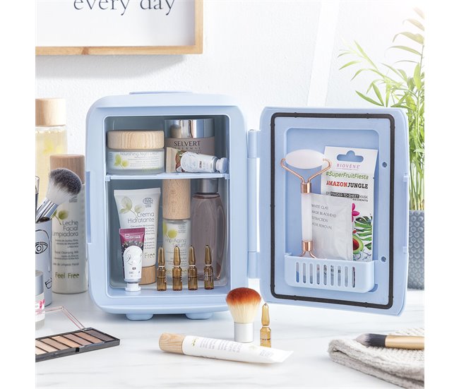 Mini Nevera para Cosméticos Azul