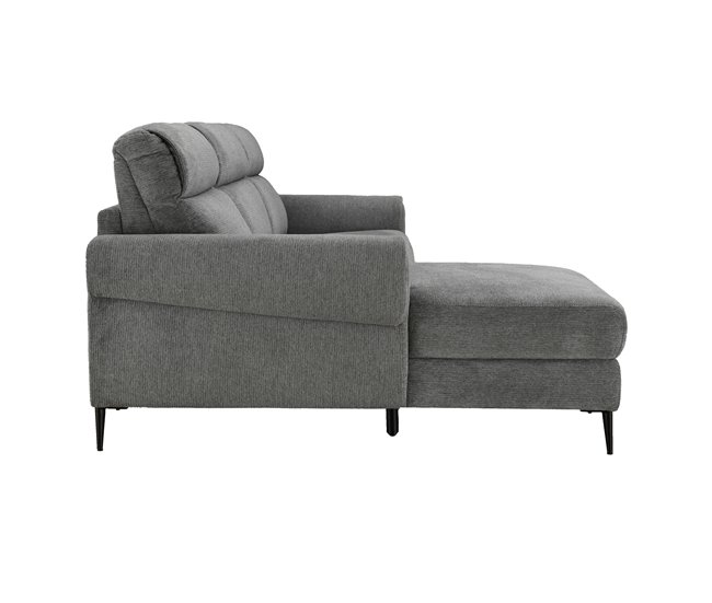 Chaise longue con cama ELIA Gris