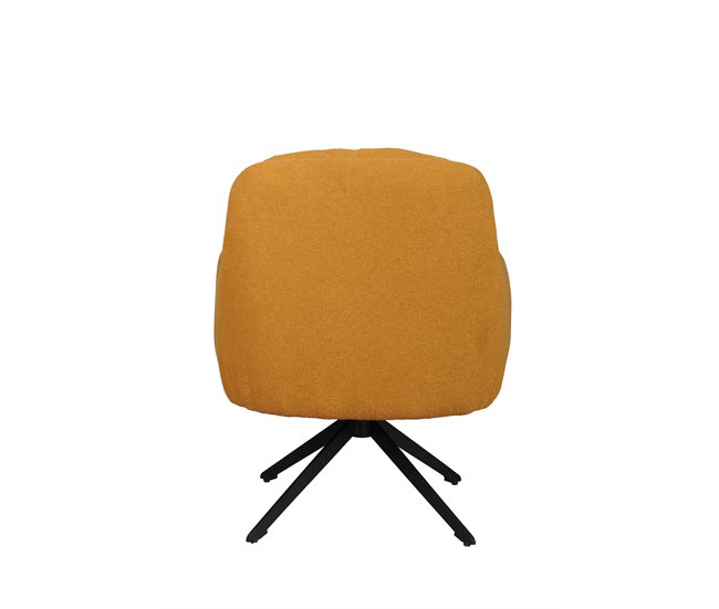 Sillón rotativo decorativo JERRY mostaza Mostaza