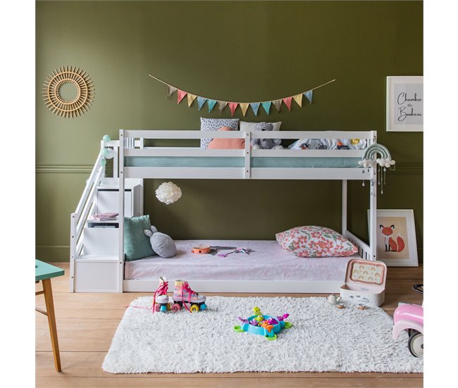 Litera infantil Blanco