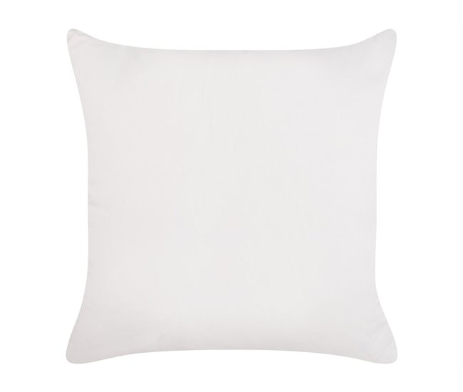 Beliani Cojín decorativo MAKNEH Blanco