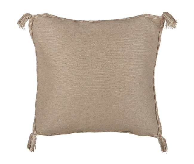 Beliani Cojín decorativo ERIGERON Beige