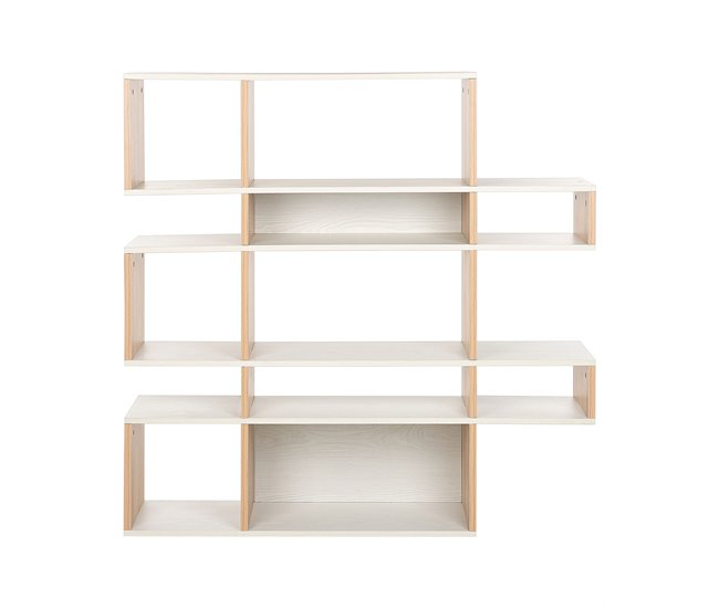 Beliani Librería AMARILO Marron