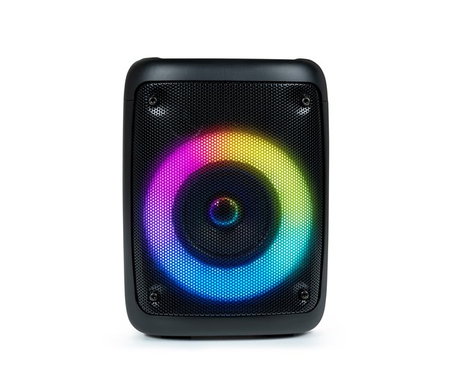 Altavoz inalambrico luminoso Bluetooth Bigben Negro