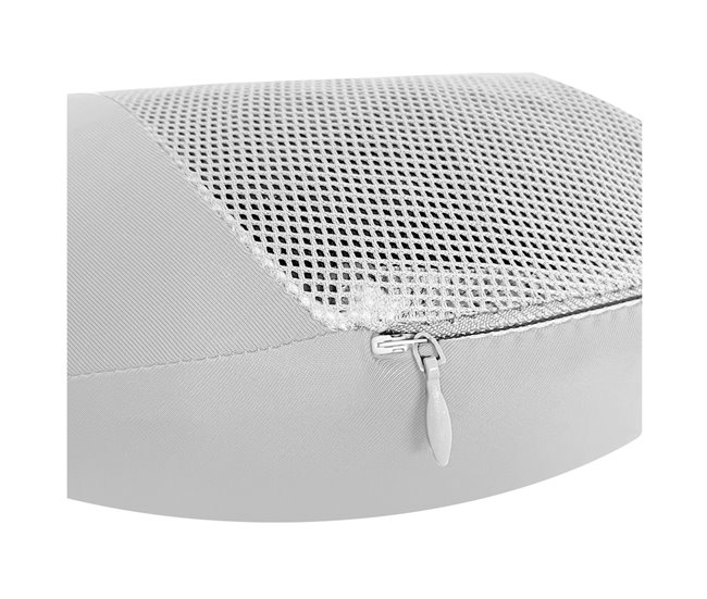 Acomoda Textil – Almohada Cervical Viscoelástica 30x32 Gris