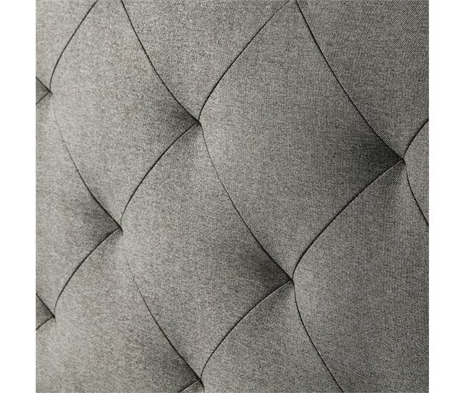 Cabecero tapizado Milan Gris 140 Gris