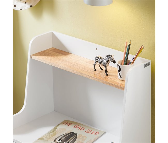Librería Infantil Organizador de Juguetes SoBuy KMB84-W Blanco