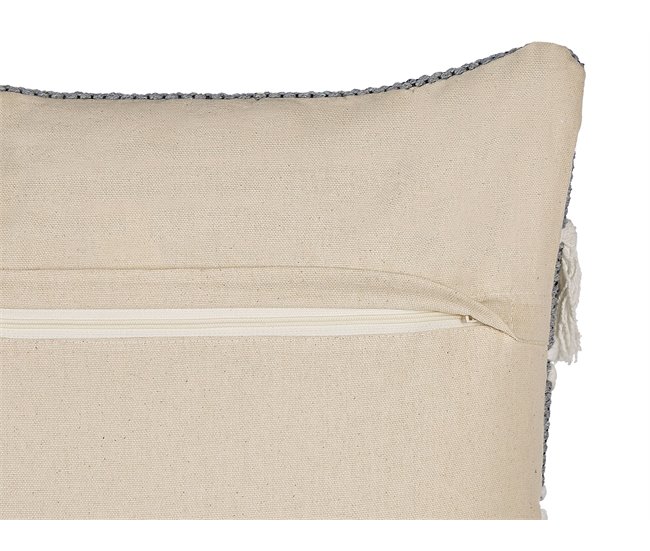 Beliani Cojín decorativo BRAHEA Gris