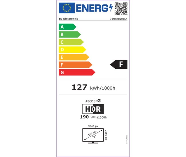 Smart TV 75UR78006LK Negro