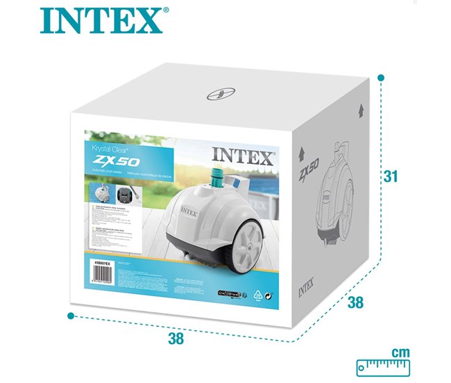 Robot limpiafondos Krystal Clear® ZX50 INTEX Gris