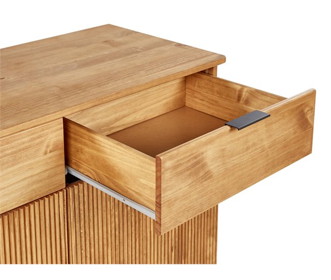 Beliani Aparador TIMMINS Madera Clara