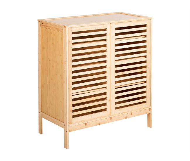 Beliani Zapatero MIDWOOD Madera Clara