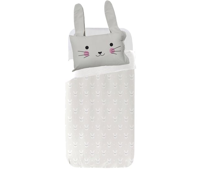Juego de funda nórdica Infantil Gris Claro